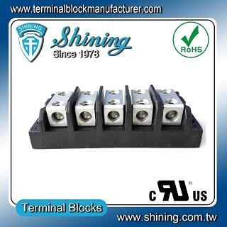 TGP-050-05BHH 600V 50A 5 Way Power Splicer Terminal Block - TGP-050-05BHH Power Splicer Terminal Block