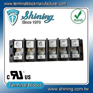 TGP-050-06JHC 600V 50A 6 Pin Power Distribution Terminal Block