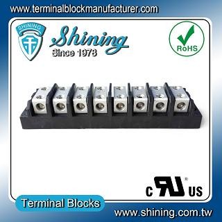TGP-050-08BHH 600V 50A 8 Way Power Splicer Terminal Block - TGP-050-08BHH Power Splicer Terminal Block