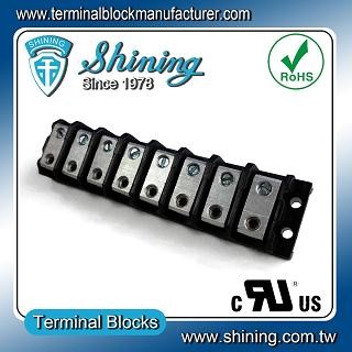 TGP-050-08BHS 600V 50A 8 Way Power Splicer Terminal Block - TGP-050-08BHS Power Splicer Terminal Block