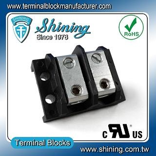 TGP-085-02BHS 600V 85A 2 Way Power Splicer Terminal Block - TGP-085-02BHS Power Splicer Terminal Block