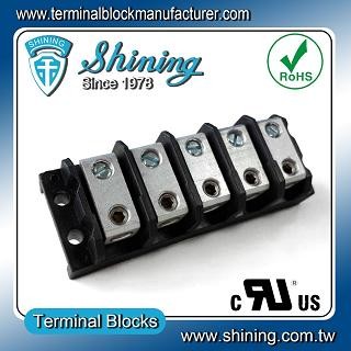 TGP-085-05BHS 600V 85A 5 Way Power Splicer Terminal Block - TGP-085-05BHS Power Splicer Terminal Block