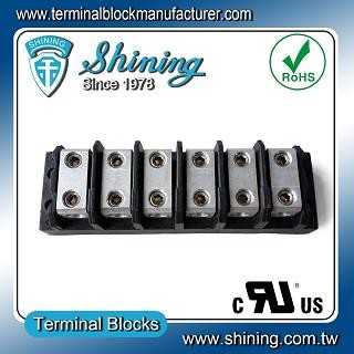 TGP-085-06BHH 600V 85A 6 Way Power Splicer Terminal Block - TGP-085-06BHH Power Splicer Terminal Block