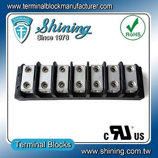 TGP-085-07BHH 600V 85A 7 Way Power Splicer Terminal Block - TGP-085-07BHH Power Splicer Terminal Block