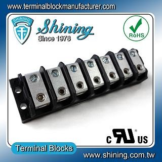 TGP-085-07BHS 600V 85A 7 Way Power Splicer Terminal Block - TGP-085-07BHS Power Splicer Terminal Block