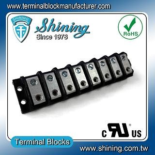 TGP-085-08BHS 600V 85A 8 Way Power Splicer Terminal Block - TGP-085-08BHS Power Splicer Terminal Block
