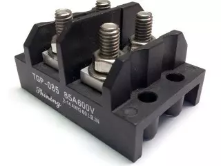 スタッド端子台(TGP-085-02P) - パワースプライサーブロック(TGP-085-02P)