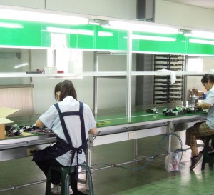 生産プロセス - . スピーカー生産ライン