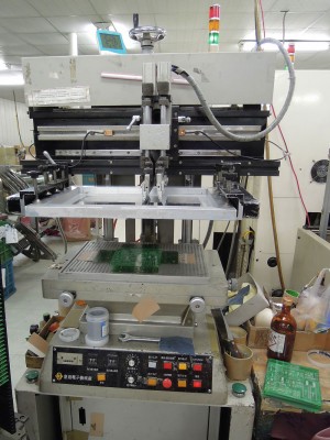 生產流程 - . 半自動錫膏印刷