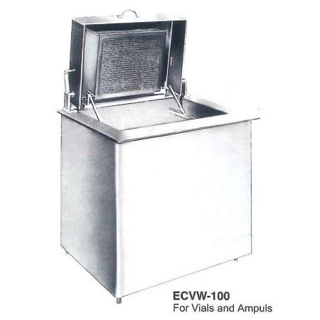 Máy rửa chai khay tự động (cho lọ và ống) - Máy rửa chai tự động (Loại khay cho lọ và ống)