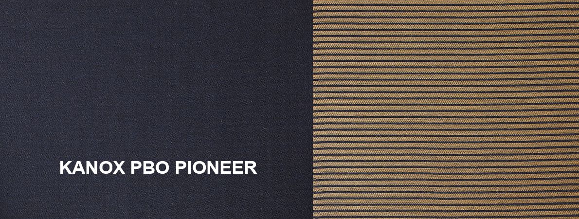 The Ultimate Firefighter's Fabric made of PBO and Aramid strong fibers - Twill outer shell blended PBO high strength and heat resistant fiber to enhance turnout gear performance The Ultimate Firefighter's Fabric made of PBO and Aramid strong fibers - Twill outer shell blended PBO high strength and heat resistant fiber to enhance turnout gear performance