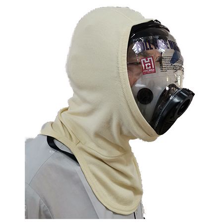 SCBA'ya uyumlu aramid malzemeden yapılmış başlık