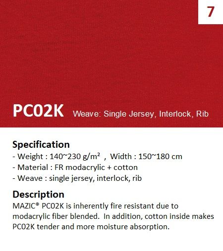 Có sẵn trong dạng Single Jersey, Interlock hoặc Rib knit với đột phá siêu nhẹ trong bảo vệ đa vùng