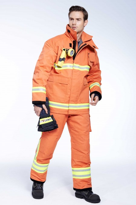 Соответствие EN469 многослойный структурный пожарный костюм легкий антистатический