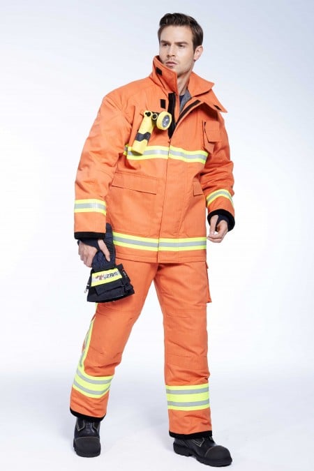 Cumplimiento EN469, múltiples capas, traje de bomberos ligero y antistático