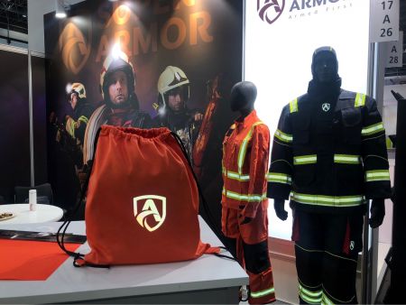 EN469:2020 level 2 firefighting suit pbo inside high residual strength anti virus