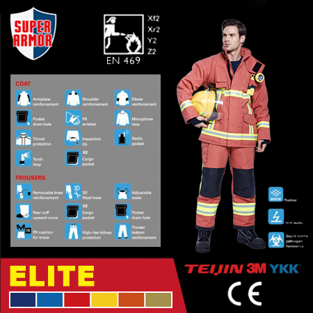 Высокопроизводительная пожарная одежда
