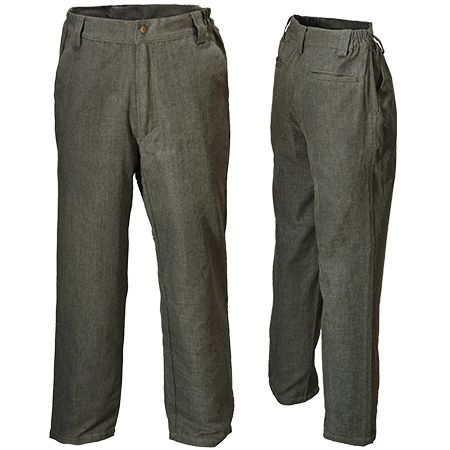 welding pants made of aramid and oxidized fiber to offer great protection from molten splash or debris
