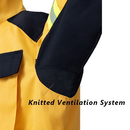 قطعة تحت الإبط مصنوعة من قماش محبوك لتسهيل إخلاء حرارة الجسم وتقليل الإرهاق الحراري