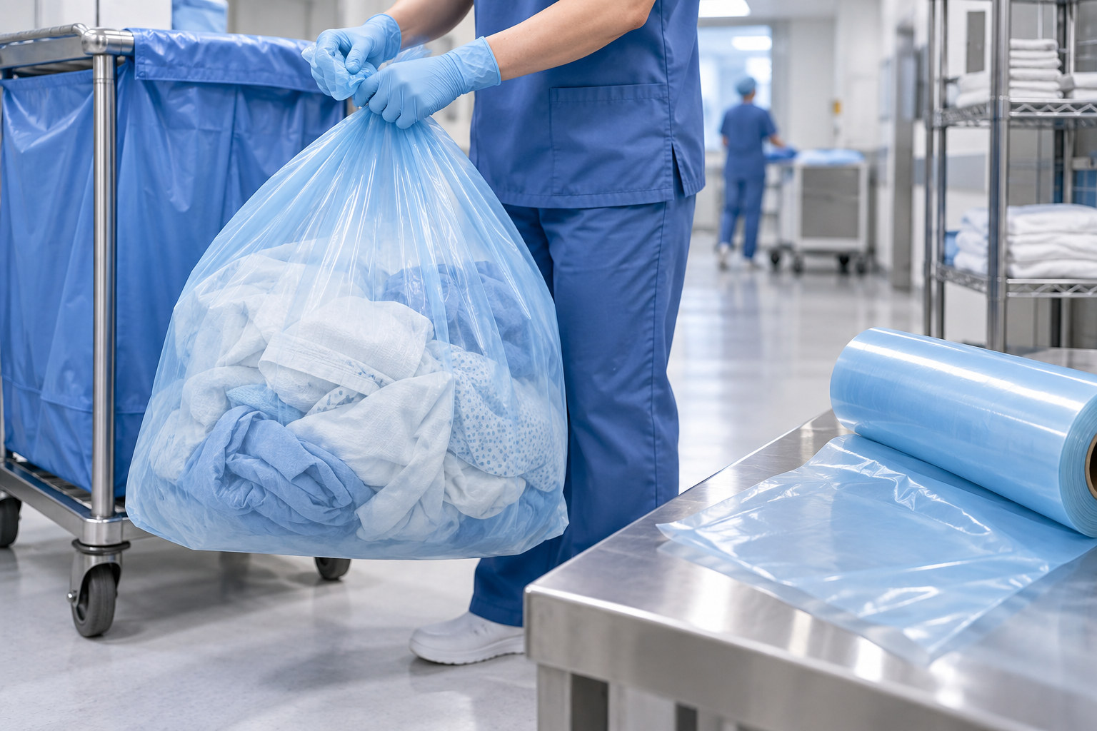 Kantong Laundry Larut Dalam Air — Aplikasi