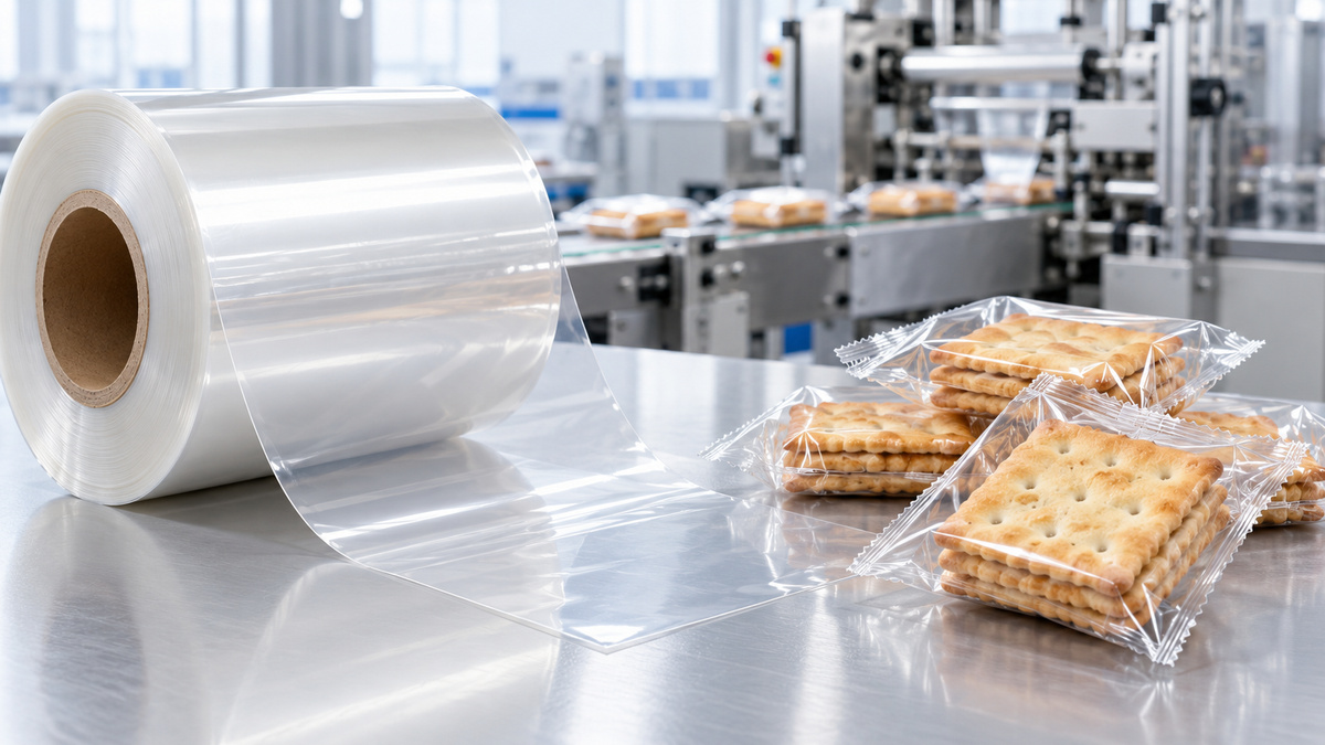 熱封型 OPP 薄膜於食品包裝設備進行封口與走膜