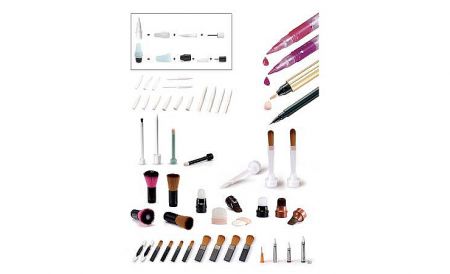 OEM Makeup Brush Tufting Service - Flocking OEM service for PBT/nylon bristles includes guidance on hardness/angle, supporting small-lot development.