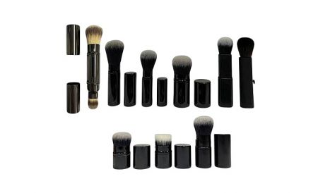 Retractable Powder Puff Brush
