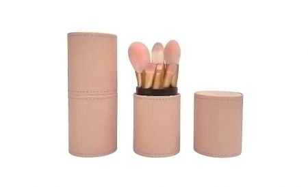 7-Brush Leather Tube Set