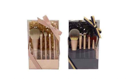 5-Brush Glitter Pouch Set