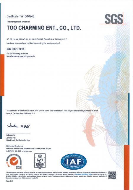 ISO 9001 Zertifizierung des Qualitätsmanagementsystems
