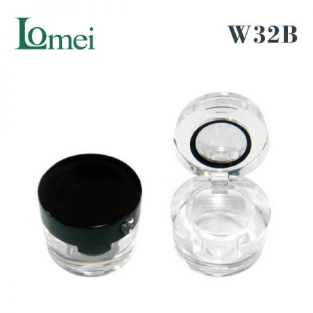Plastic Solid Balm Jar - W32B-4g- Solid Balm Jar