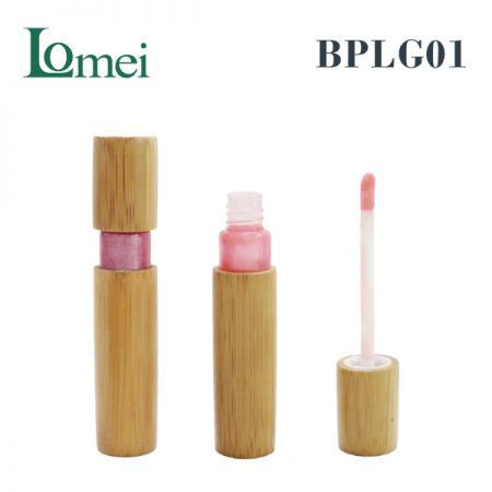Tubo di bottiglia di mascara in bambù - BPLG01-5g - Confezione cosmetica in bambù