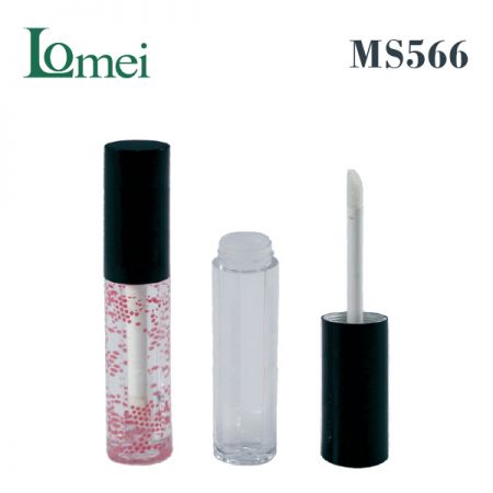 Tubo di flacone di mascara in alluminio MS566-2.8g-Confezione del tubo di flacone di mascara