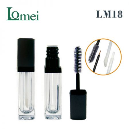 Tubo di bottiglia di mascara PETG - LM18-5g-Tubo di bottiglia di mascara