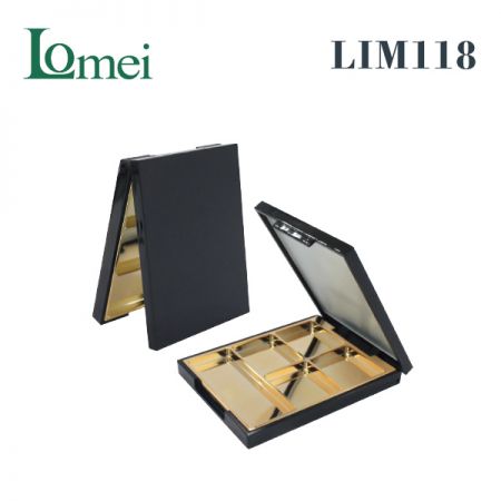 Косметический компакт четырехцветный - LIM118-1,5г-Упаковка для компактной косметики