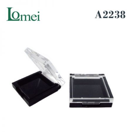 ตลับแต่งหน้าทรงสี่เหลี่ยมผืนผ้า - A2238-3g-Makeup Compact Package
