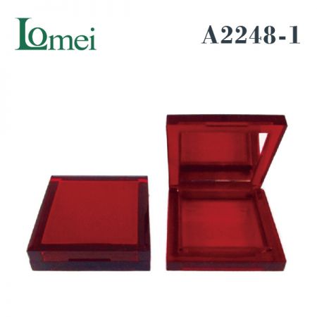 Прямоугольный косметический компакт - A2248-1-4г-Упаковка для косметического компакта