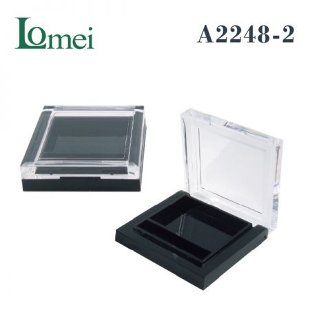 Прямоугольный косметический компакт - A2248-2-3.5г-Упаковка для косметического компакта