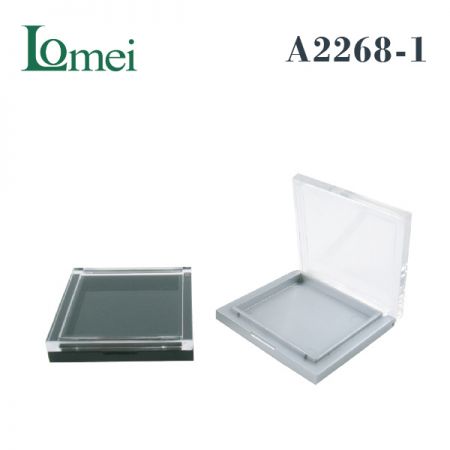 Прямоугольный косметический компакт - A2268-1-8г-Упаковка для косметического компакта