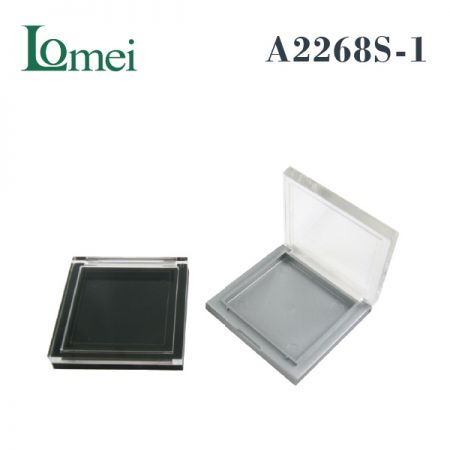 Rectangle Makeup Compact - A2268S-1-4.5g-แพ็คเกจเครื่องสำอาง