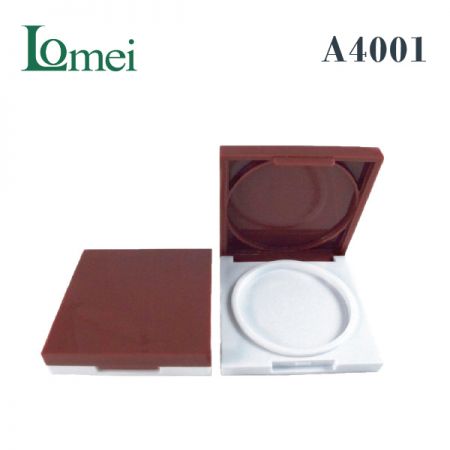 Rectangle Makeup Compact - A4001-10g-แพ็คเกจเครื่องสำอาง