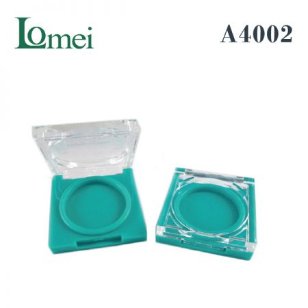 塑膠單色方型粉盤 - A4002-5g-粉盤化妝品包材