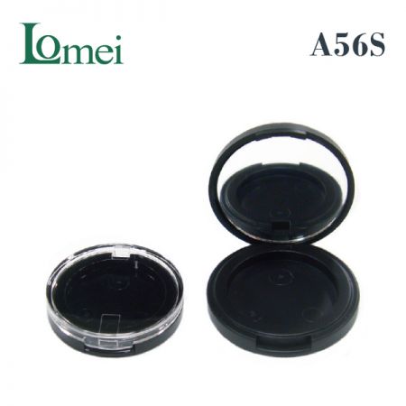 塑膠單色圓型粉盤 - A56S-2.5g-粉盤化妝品包材