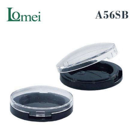 塑膠單色圓型粉盤 - A56SB-2.5g-粉盤化妝品包材