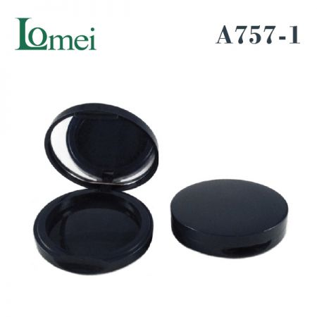 塑膠單色圓型粉盤 - A757-1-10g-粉盤化妝品包材