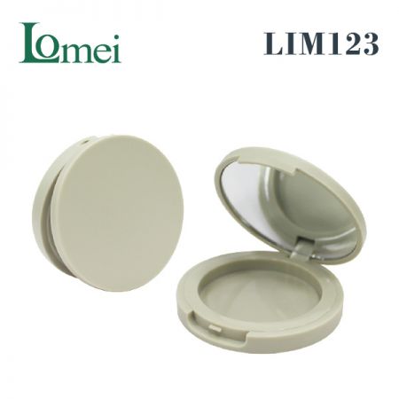 Round Makeup Compact - LIM123-10g-แพ็คเกจเครื่องสำอาง