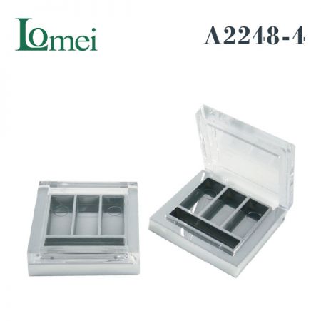 Трехцветная косметическая компактная пудра - A2248-4-2г-Упаковка для компактной пудры