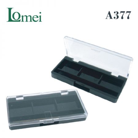Maquillage compact à trois couleurs - A377-2g-Emballage de maquillage compact