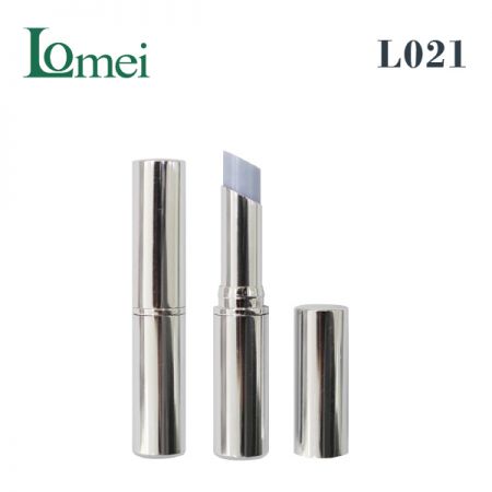 หลอดลิปสติกอลูมิเนียม-L021-3.3g / 4g-บรรจุภัณฑ์หลอดลิปสติก