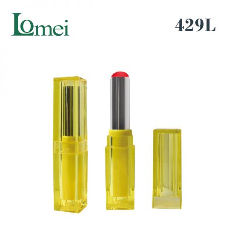 Tubo di rossetto in acrilico-429L-3.3g / 4g-Confezione tubo di rossetto